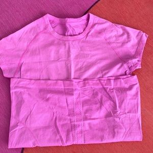Pink lululemon shirt